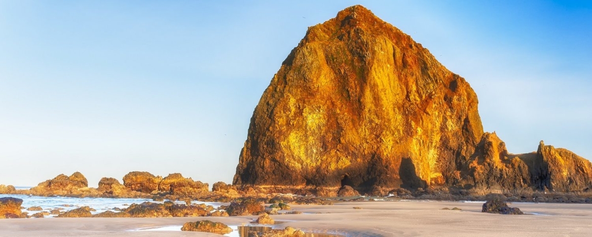 Haystack rock.