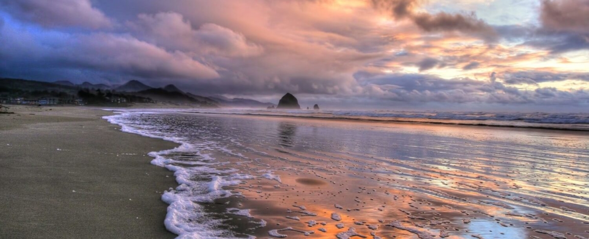 Winter storm on the Oregon Coast.