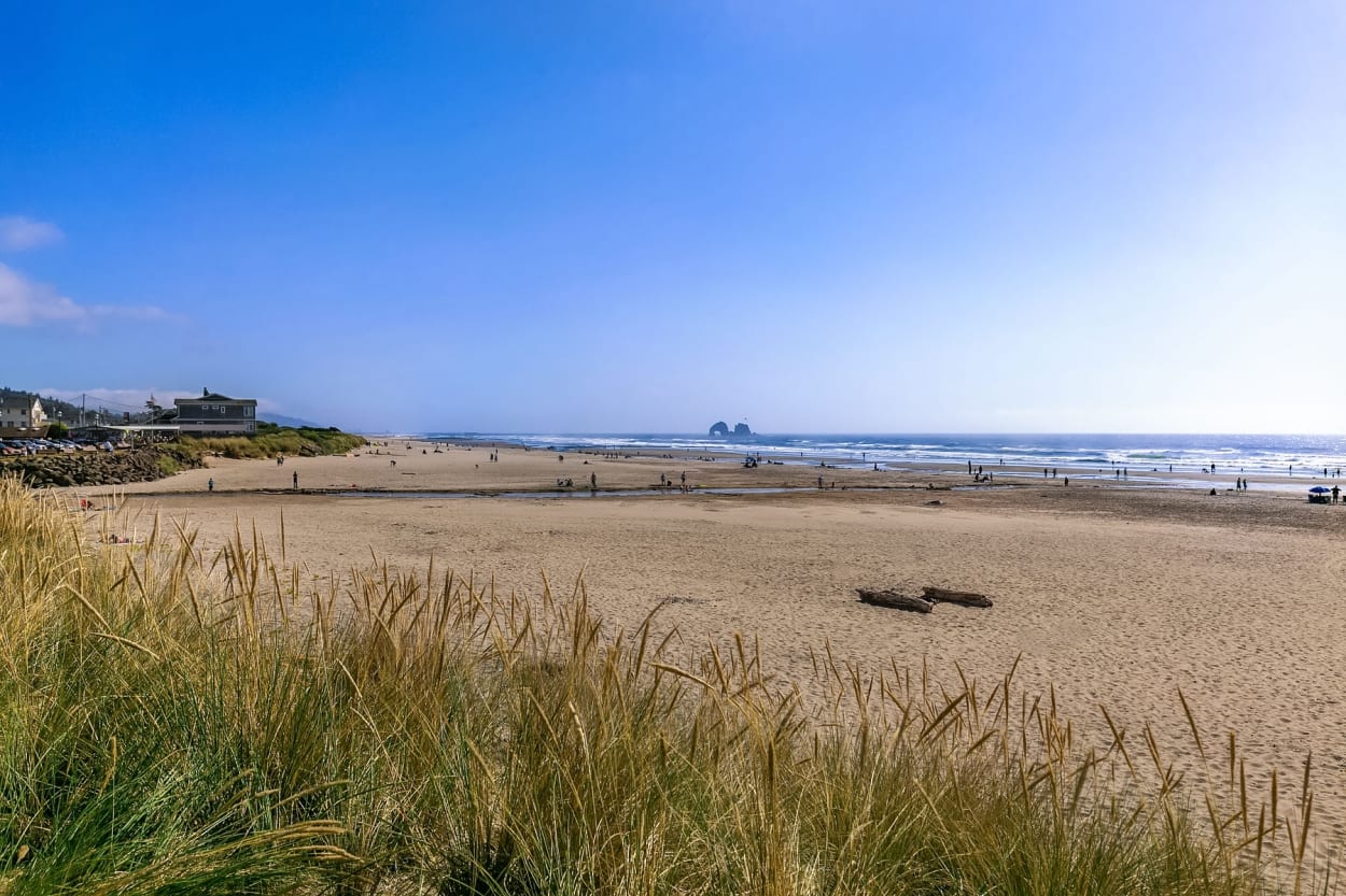 Rockaway Beach with Twin Rocks