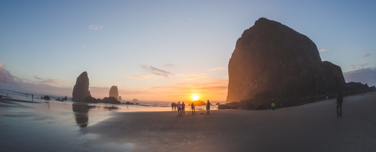 Cannon beach sunset.