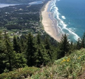 View from Neahkahnie Mountain Oregon Coast