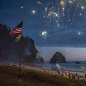Coastal Oregon Fireworks