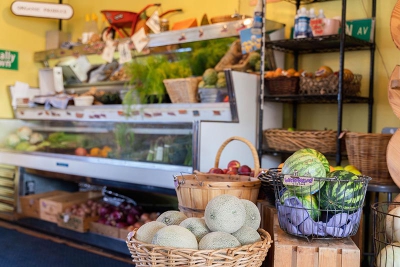 Wild Grocery & Cafe interior.